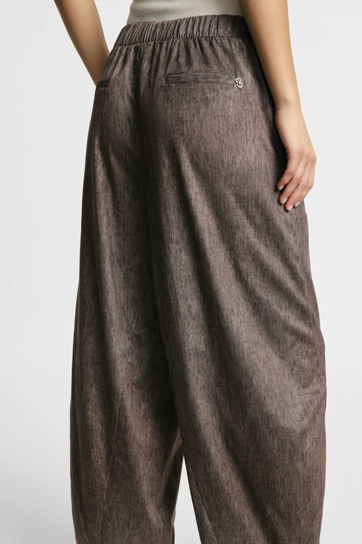 Palazzo trousers high waist with pleats