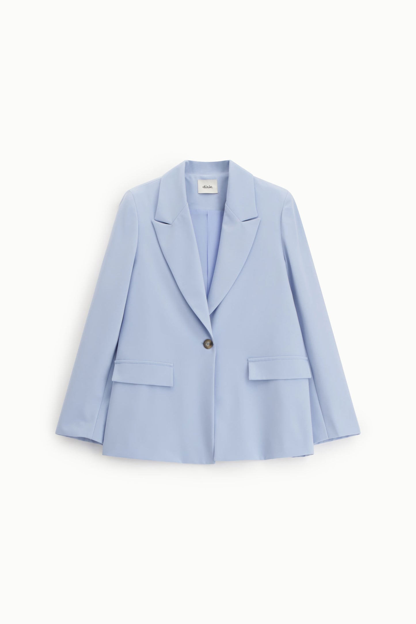 Blazer single-breasted with flap pockets