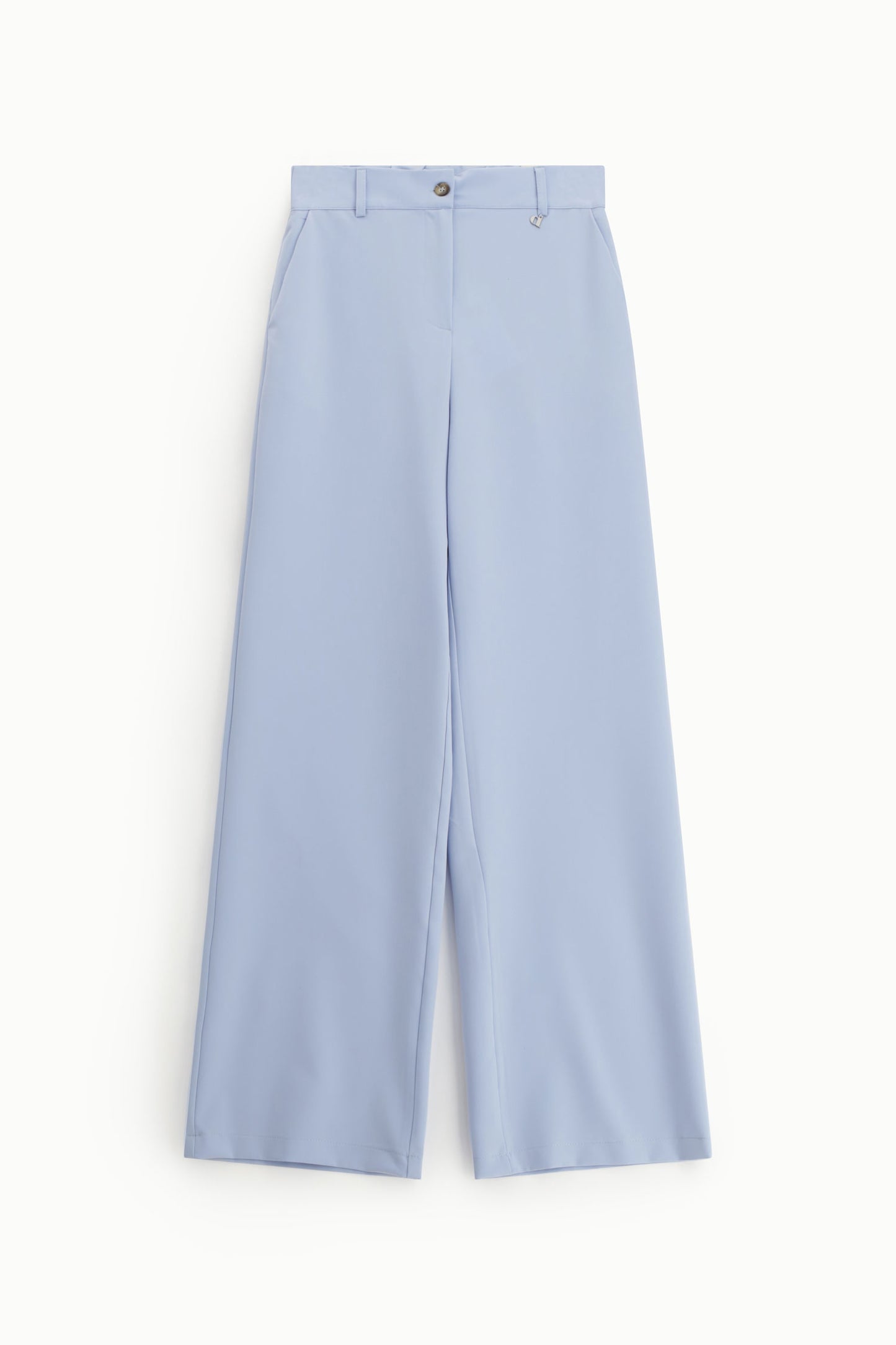 Trousers palazzo high-rise wide leg silhouette