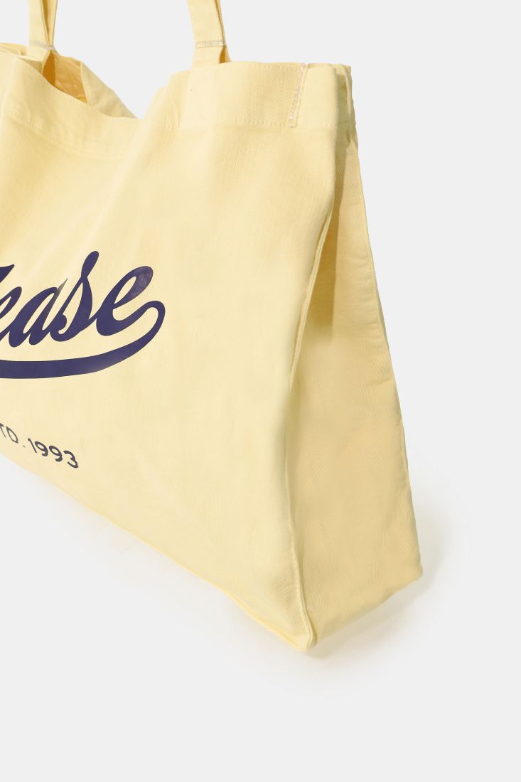 Large shopper bag with logo print