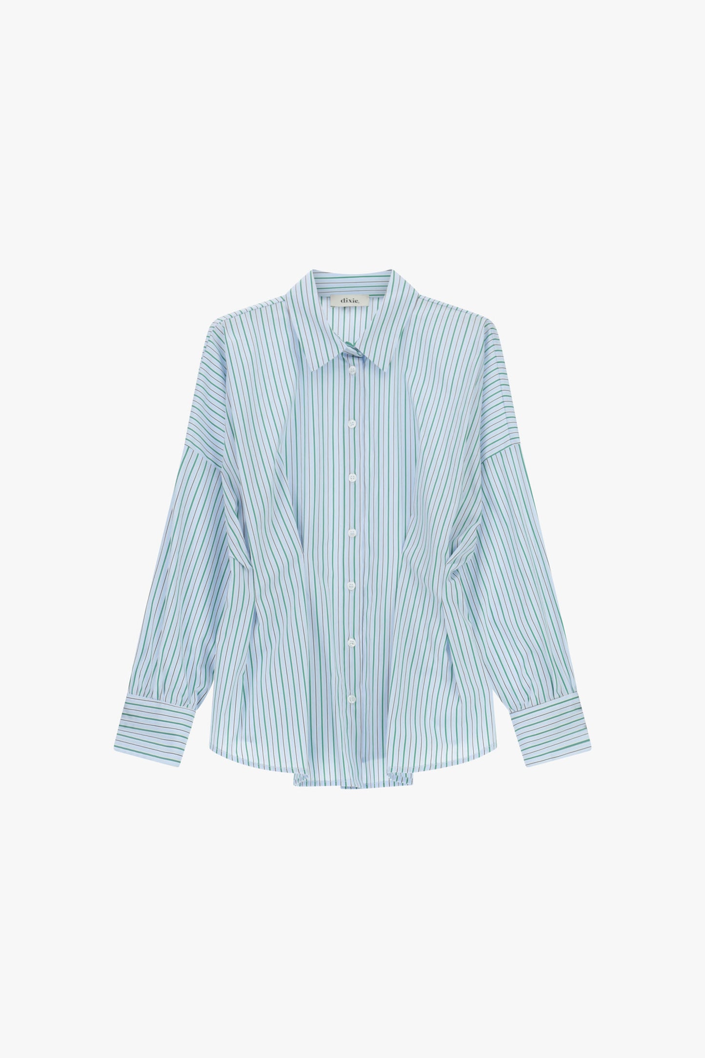 Striped regular-fit shirt with front darts