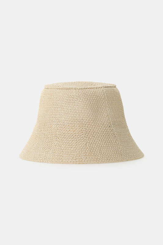 Bucket hat braided with medium brim – JUST11 women's fashion