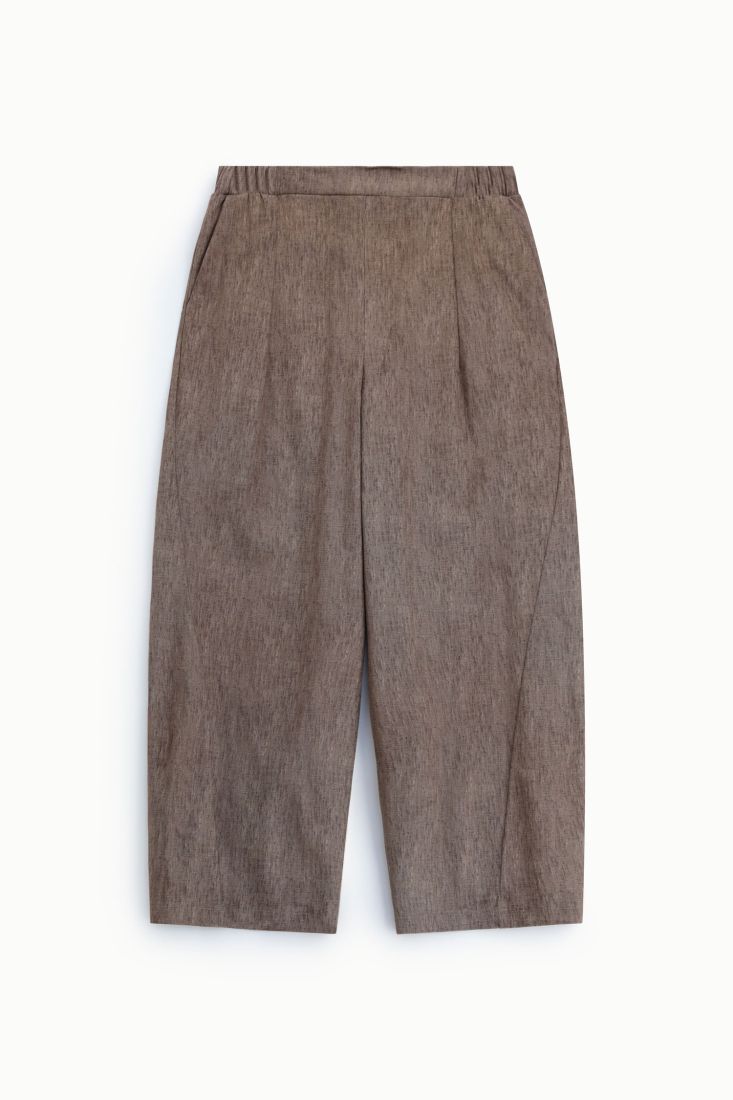 Palazzo trousers high waist with pleats