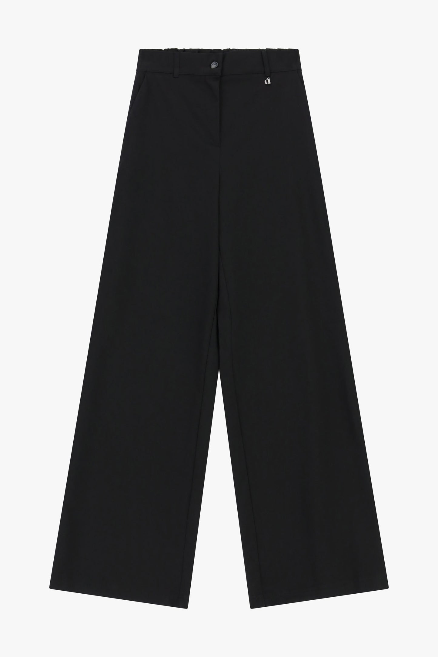 Trousers palazzo high-rise wide leg silhouette