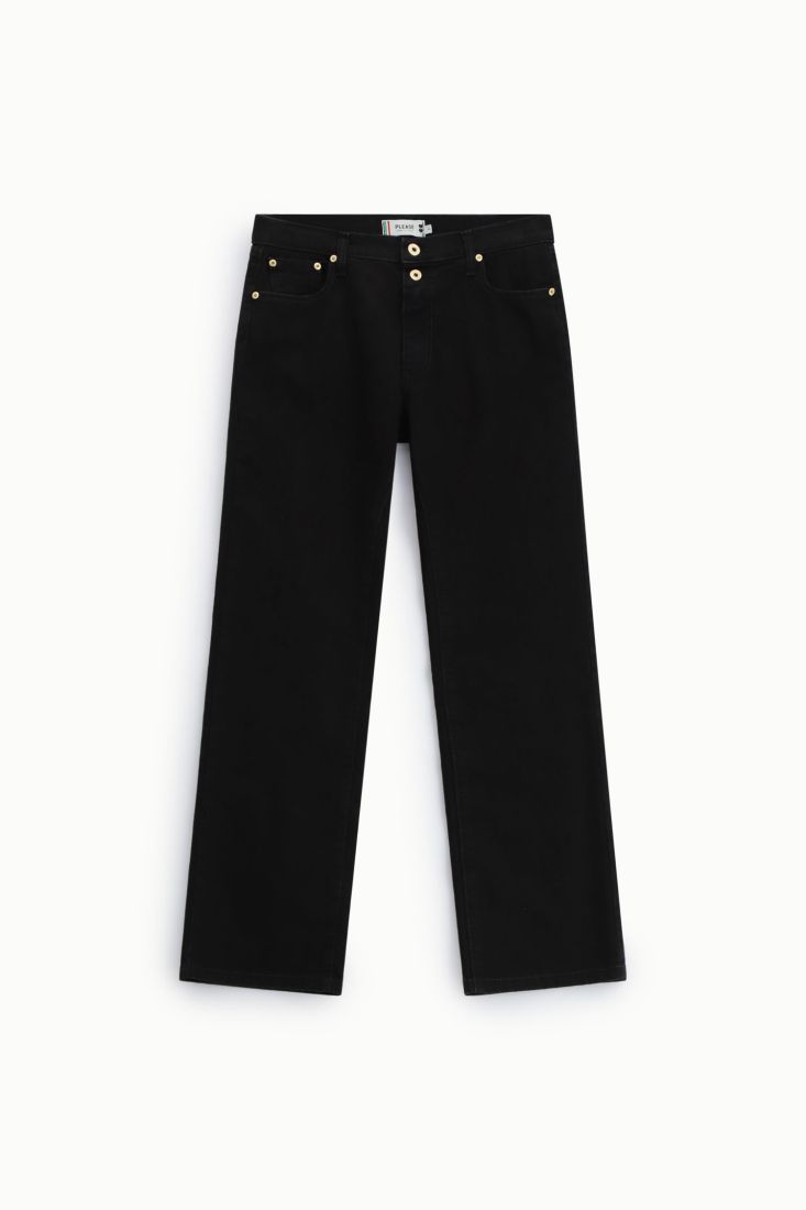Double-button cigarette trousers