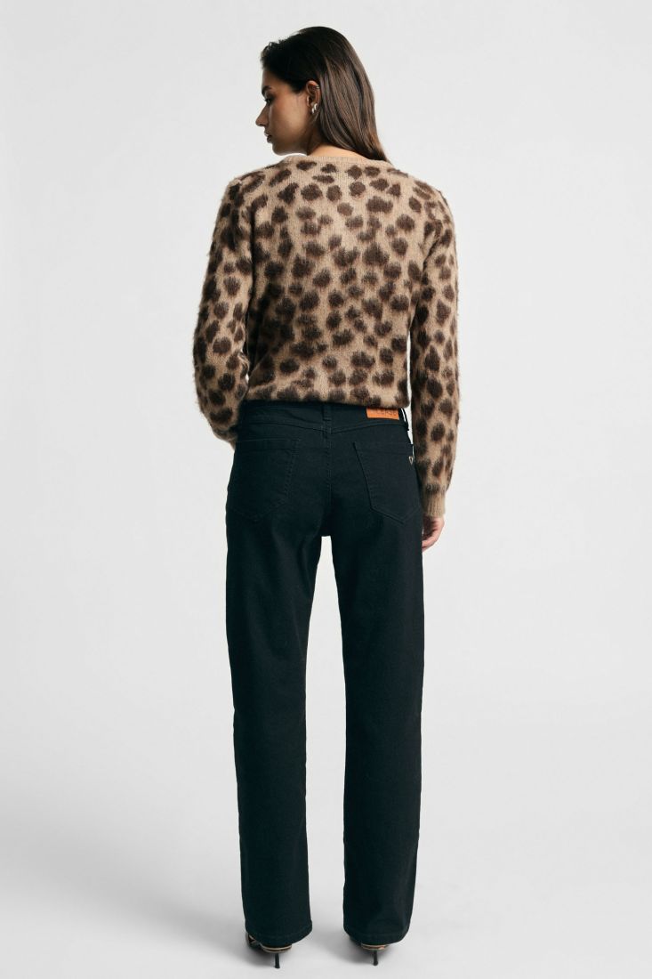 Double-button cigarette trousers