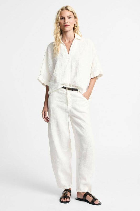 Trousers wide-leg high-rise with pockets – JUST11 women's fashion