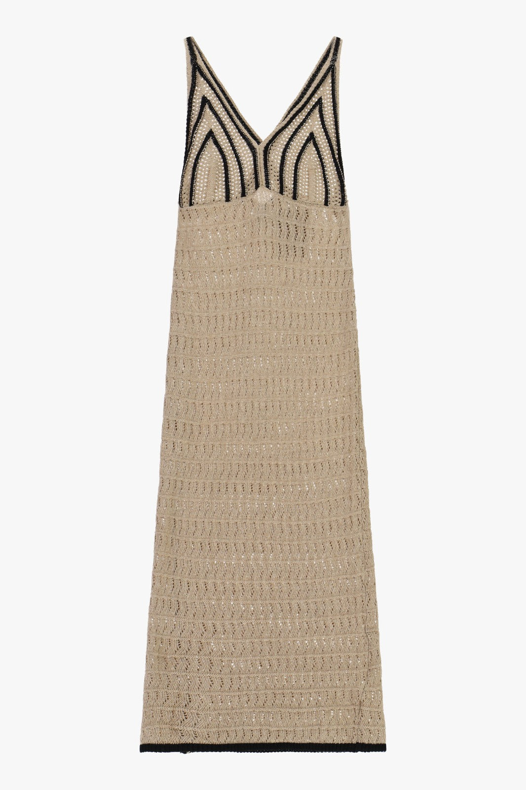 Crochet Knit Midi Dress