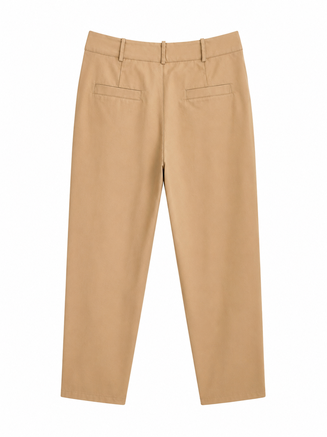 Essential Cotton Straight-Leg Pants