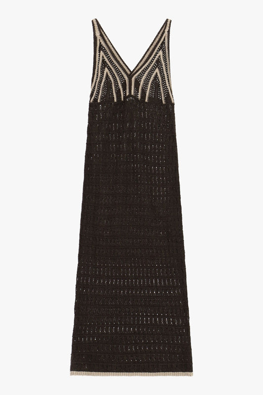 Crochet Knit Midi Dress – JUST11 women's fashion