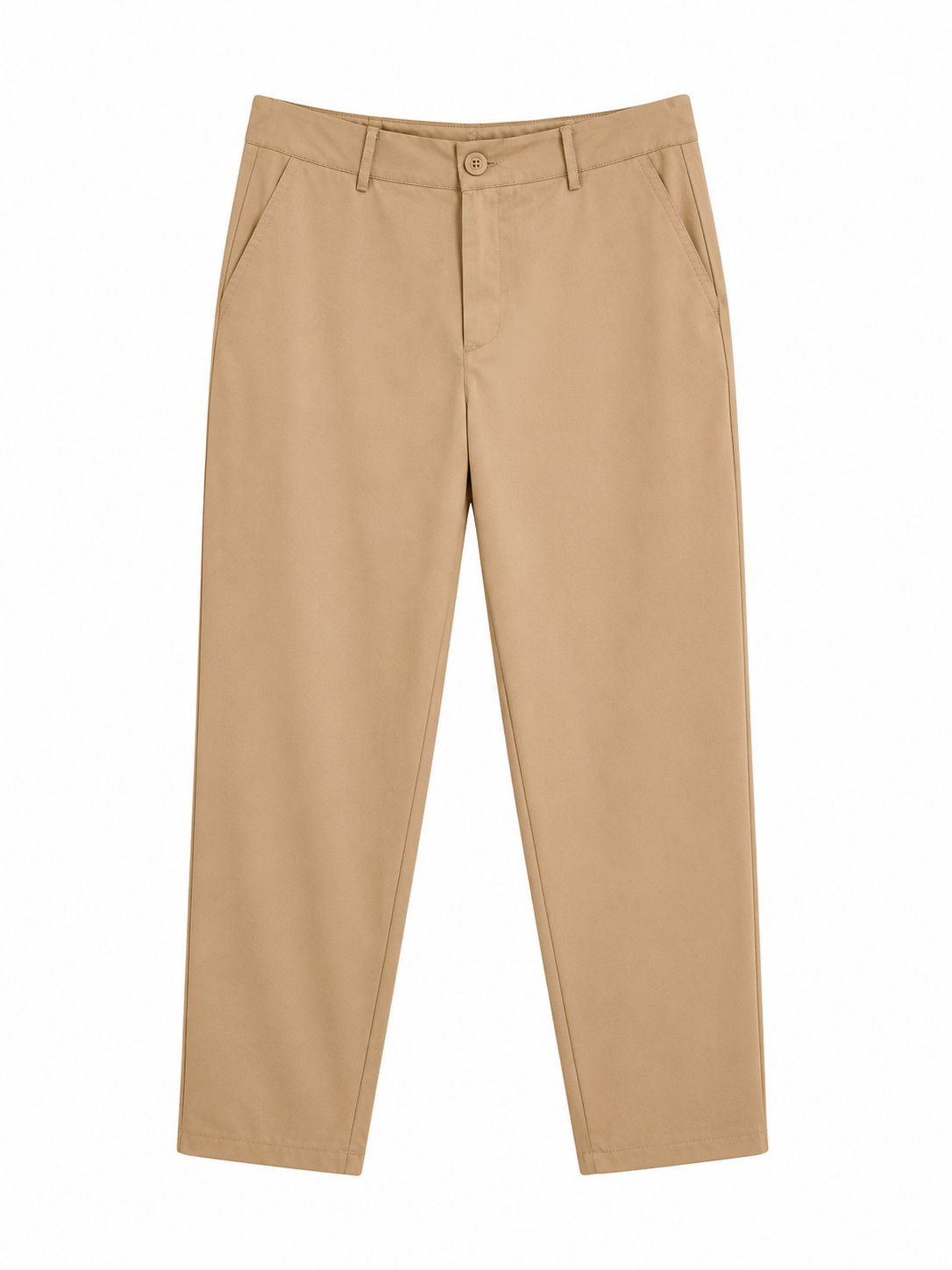 Essential Cotton Straight-Leg Pants – JUST11 women's fashion
