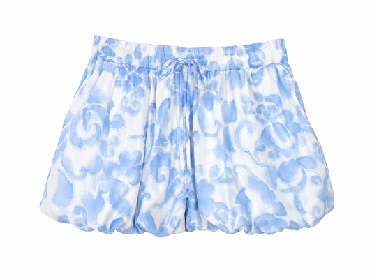 Azure Bloom Bubble short – JUST11 women's fashion