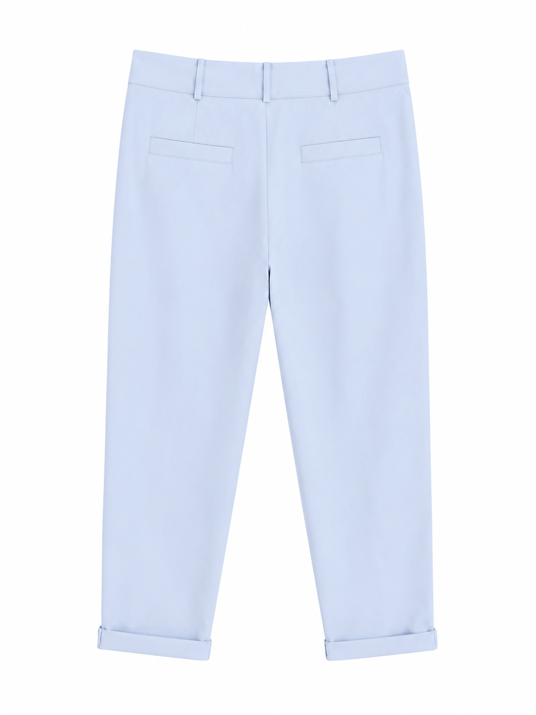 Essential Cotton Straight-Leg Pants
