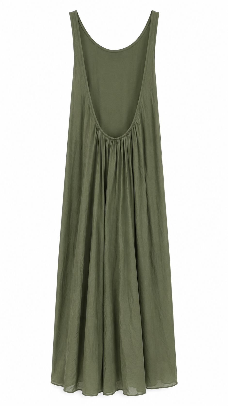 Olive Flow Maxi Dress