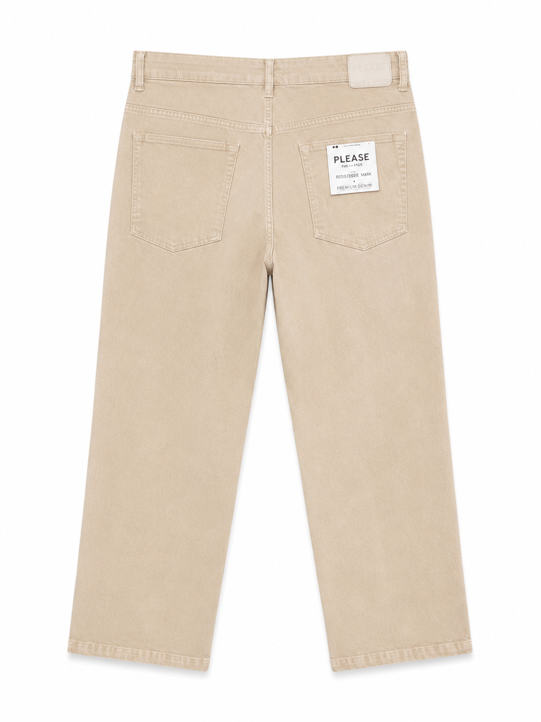 Straight-Leg Denim Pants