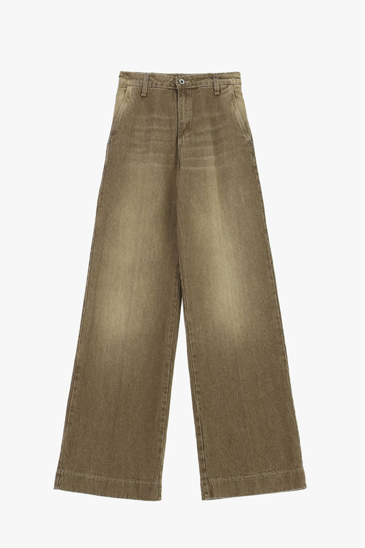 Jeans wide leg chino pockets