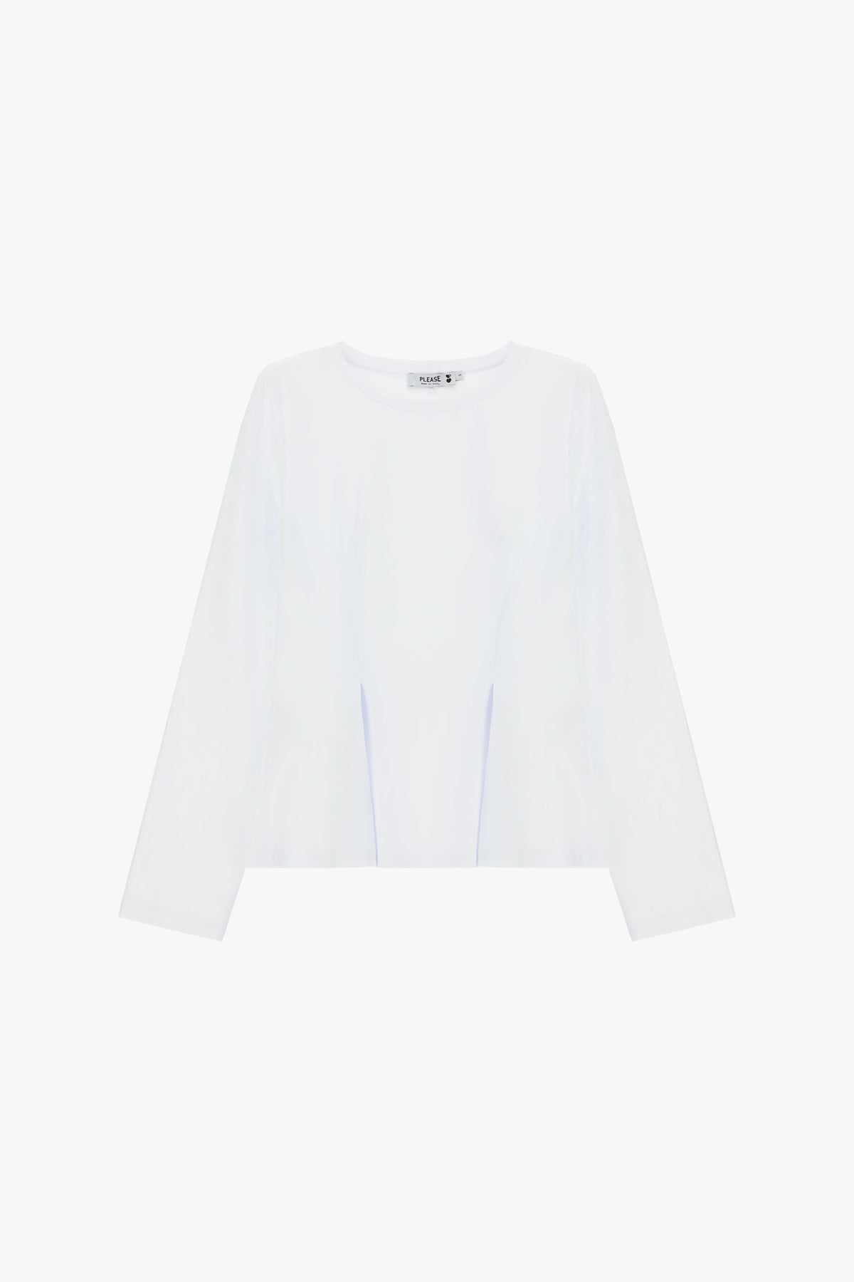 Long-sleeved t-shirt with straight cut